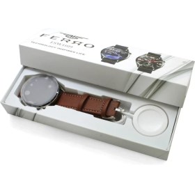 Resim Ferro Kahverengi Deri Kordonlu Akıllı Saat TH-FSW1109B-K 