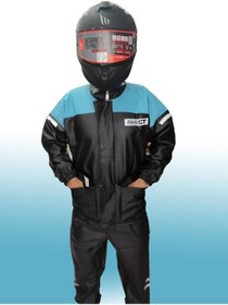 Resim Forte Gt Cepli Ve Reflektörlü Yağmurluk Takım Turkuaz. 