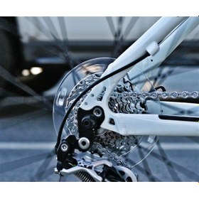 Resim Bisiklet Ruble (Arka Dişli) Saçlı Koruma Plastiği Siyah 