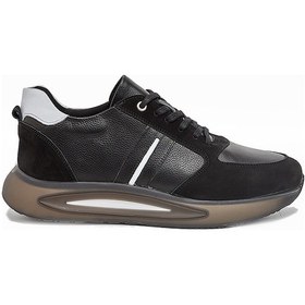 Resim Siyah Hakiki Deri Bağcıklı Casual Ayakkabı 1033240152-siyah Siyah 