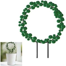 Resim Pazly Demir Bitki Destek Çubuğu - Kalp Yuvarlak - Dayanıklı Saksıda Tırmanıcı Bitkiler İçin Dekoratif Düzenleme 