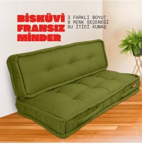 Resim Xpermate Bisküvi Minder Petek Önü Fransız 60x120x14 Yeşil 