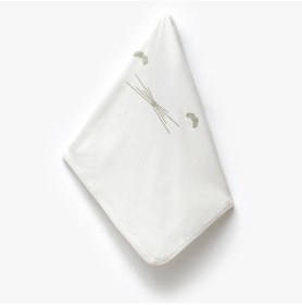 Resim Moi Noi Desenli Battaniye 90x90 Cm Mnb9056 Yeşil 