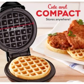 Resim Dash Mini Yapışmaz Waffle Makinesi, Hızlı Isınan ve Kullanıcı Dostu 