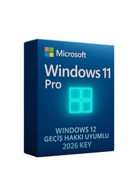 Resim Windows 11 Pro + Office 2026/2024 Pro Plus Key Windows 12 Geçiş Hakkı Uyumlu Lisans İle G 