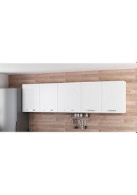 Resim Minar 260 Cm Mutfak Dolabı Beyaz 260-B2-Üst Modül Beyaz 