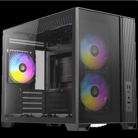 Resim Antec Flux M Kompakt Micro-atx Oyuncu Kasası - 6x Pwm Fan Dahil - Flux Hava Akışı Platformu - 3mm Temperli Cam - Usb Type-c 3.2 Gen2 10gbps - 360mm Radyatör Desteği - Gpu Braketi Dahil 