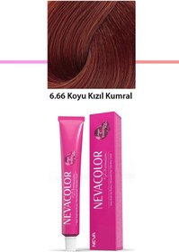 Resim Litae LitaeTrend Premium 6.66 Koyu Kızıl Kumral - Kalıcı Krem Saç Boyası 50 g Tüp 