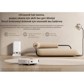 Resim Xiaomi X10 Plus: Otomatik Toz Boşaltma, Islak Temizlik ve Akıllı Haritalama Robotu 