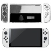 Resim Cafele Kristal Nintendo Switch Oled PC Kılıf 