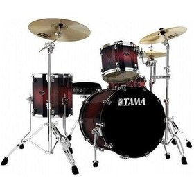 Resim Tama Pl40zs-dcf Davul Seti Koyu Kiraz Starclassic Performer - Profesyonel Set - Lake Cila 