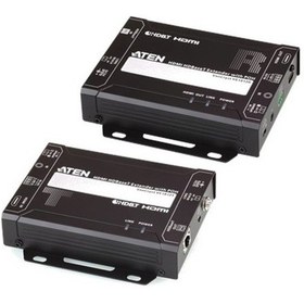 Resim Karnas_Teknoloji Aten Aten-Ve1812 Hdmi Hdbaset Sinyal Uzatma Cihazı, Poh Özellikli 
