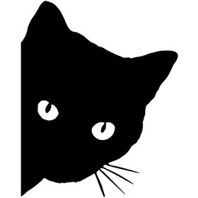 Resim Kedi Sticker 30 X 39 Cm 