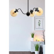 Resim Begüsa Karmen 3lü Si̇yah Bal Glob Camlı Avi̇ze 