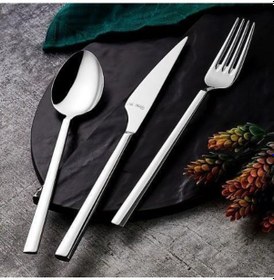 Resim Aryıldız Çatal Kaşık Bıçak Takımı 89 Parça Clasıc Vogue Gri 