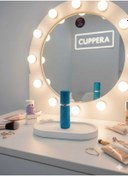 Resim CUPPERA Parıldayan Elmas İşlemeli Mini Doldurulabilir Parfüm Şişesi 10 ML (Mavi) 