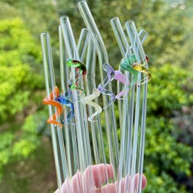 Resim Döngü El Yapımı Cam Pipet - Mavi 