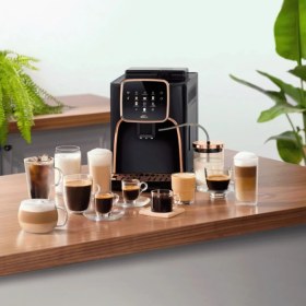 Resim Arzum OK0028 Okka Espresso Pro M Tam Otomatik Espresso Makinesi, 11 Sıcak ve Soğuk Içecek, Krom 