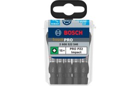 Resim Bosch Pro Impact Pz2 55 mm Yıldız Vidalama Ucu 15'li 2608522546 