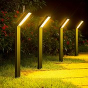 Resim Güneş Enerjili Dış Aydınlatma Lambaları, Güneş Enerjili Dekoratif Yol Aydınlatma Bahçe Çim Lambaları, Dış Mekan Güneş LED Peyzaj Bahçe Aydınlatma Lambaları 