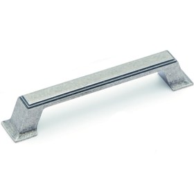 Resim System Antik Gümüş 128 mm Çekme Mobilya Kulpu (SY4235 0128 OSM) 