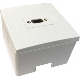 Resim Vga Duvar Tipi Kasalı Priz Sıva Üstü Vga Priz 