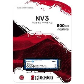 Resim Kıngston SNV3S/500G 500 GB NV3 M.2 2280 PCIe 4.0 NVMe SSD 