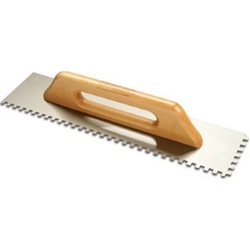 Resim 8X8 MM Dişli Dekor Ahşap Saplı Seramik Malası 40 CM 