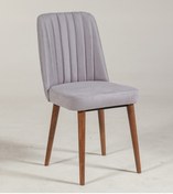 Resim Ahşap Sandalye Ceviz Soho Gri 