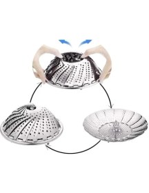 Resim Paslanmaz Çelik Buharda Pişirme Sepeti 