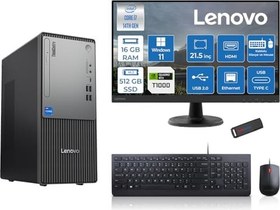 Resim Lenovo Thinkcentre Neo 50T Gen5 Intel Core I7 14700 16GB Ddr5 512GB SSD 21.5 Inç Monitör Windows 11 Home Quadro T1000 4gb Masaüstü Bilgisayar 10002112UAS0GL00H02 + Zetta Flash Bellek 