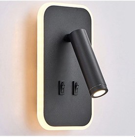 Resim Elektrik Bağlantısı İle Çalışır Oynar Başlı, 3000 Kelvin Günışğı Ledli Duvar Aplik, Yatak Başı Aplik Gün Işığı 