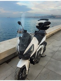Resim Motocam Volta Apec Apx7 Ön Cam 2025-2026 Model 68cm Şeffaf Renkli 4mm Orta Boylu 