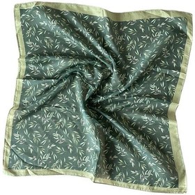 Resim 2 Li Pamuklu Bandana Seti Özel Desen Bandana Fular Çanta Aksesuarı Bandana 45x50 Cm Camel 