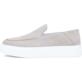Resim Tamer Tanca Erkek Hakiki Deri Taş Loafer Ayakkabı 285 3842 Erk Ayk Y/24 Tas Nbk Taş 