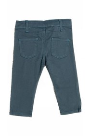 Resim minny max Beli Lastikli Gabardin Kumaş Haki Renk Çocuk Pantolon 
