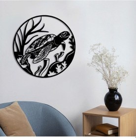 Resim Kaplumbağa Metal Duvar Dekoru 