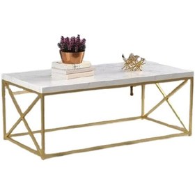 Resim Ogem 105 Orta Sehpa Seti Metal Gold Kaplama. Itinalı Paketleme. F 