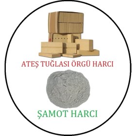 Resim Çaytaş Ateş Tuğlası Ateş Toprağı Şamot Harcı 1 kg 