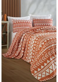 Resim Pike Seti Baskılı Tek Kişilik Artec Turuncu Turuncu 