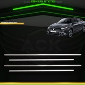 Resim ACK Dizayn RENAULT FLUENCE ARACA ÖZEL KROM CAM ALT ÇITASI A+ 