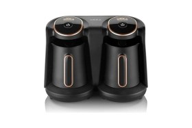 Resim Siyah Bakır Okka Mınıo Duo Türk Kahvesı MAKINESI-OK006 Arzum 