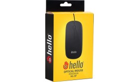 Resim Hello Hl-37 Slim Kasa 1000 Dpı Optik Kablolu Mouse 
