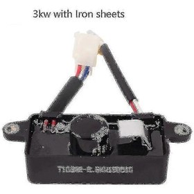 Resim 220v 380v 3kw 5kw 8kw Otomatik Voltaj Regülatörlü Benzinli Jeneratör 3kw 6 Kablo 