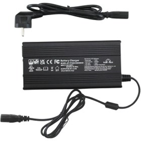 Resim 60 V 24 Ah ( 4amp ) Yüksek Kalite Metal Kasa - Emc Hızlı Şarj Özellikli - Elektrikli Motor Şarj Aleti 