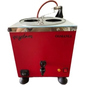 Resim Çaydem Osmanlı 2 Demlikli Şamandıralı Tam Otomatik Yalıtımlı Çay Kazanı Semaver Çaycı Çay Makinesi 