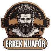 Resim Tasarım Kişiye Özel Berber Logolu Sticker 