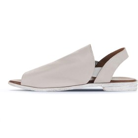 Resim Bueno Shoes Gri Deri Kadın Düz Sandalet 01wa3008 