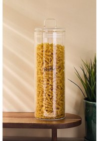 Resim Hudson 1500 Ml Borosilikat Cam Kavanoz 9x25 Cm Seffaf Şeffaf 