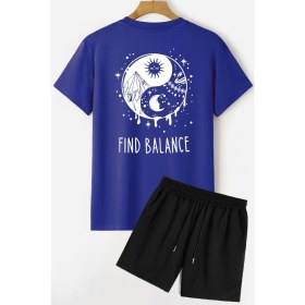 Resim Trendypassion Ying Yang Şort T-Shirt Eşofman Takımı 
